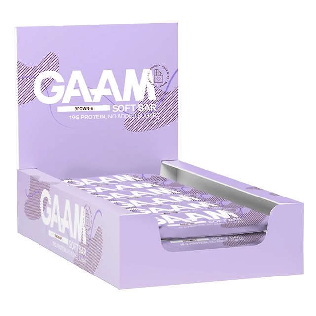 Product Image for Gaam soft bar brownie 12x55g