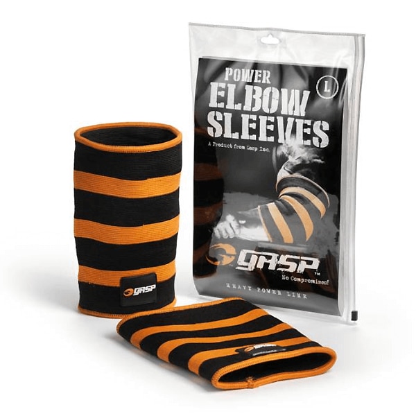 Gasp Power Elbow Sleeves Black/Flame