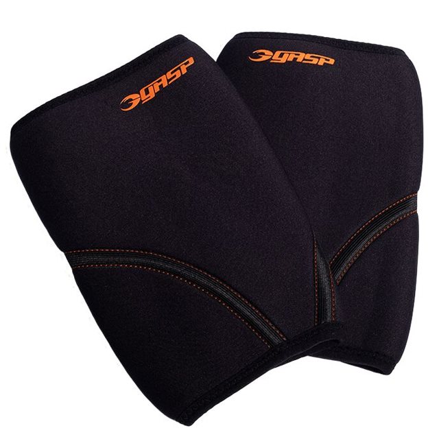 GASP Neoprene Knee Sleeve Black | Träningstillbehör - Träningsskydd | Gymkraft