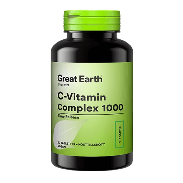 Great Earth C-Vitamin Complex 1000 60 Tabletter