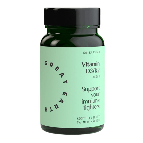Great Earth Vitamin D3 75 mcg 60 Kapslar