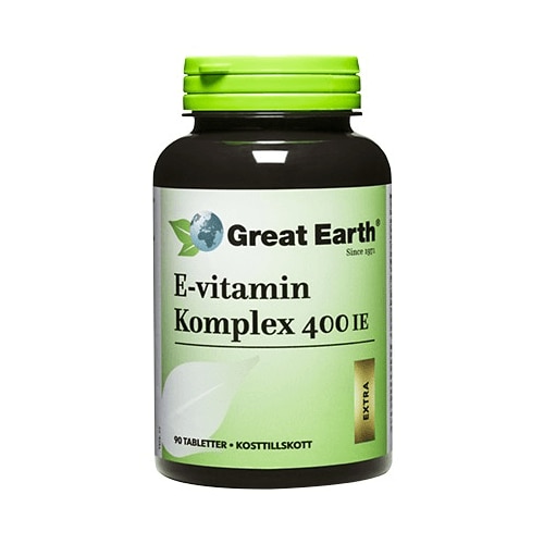 Great Earth E-vitamin Komplex 400IE 90 Tabletter