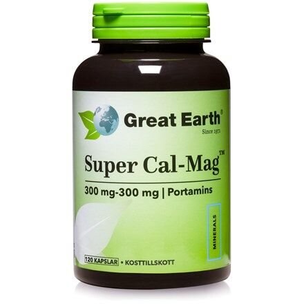 Great Earth Super Cal/Mag 600/300 100 Tabletter