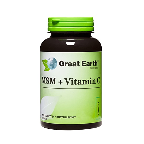 Product Image for Great earth msm + c-vitamin 120 tabletter