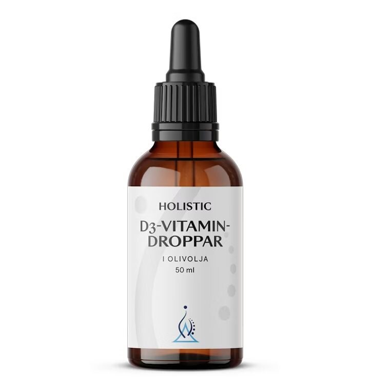 Holistic D3-vitamin droppar 50ml | Kosttillskott - Vitaminer & Mineraler - D-vitamin | Gymkraft