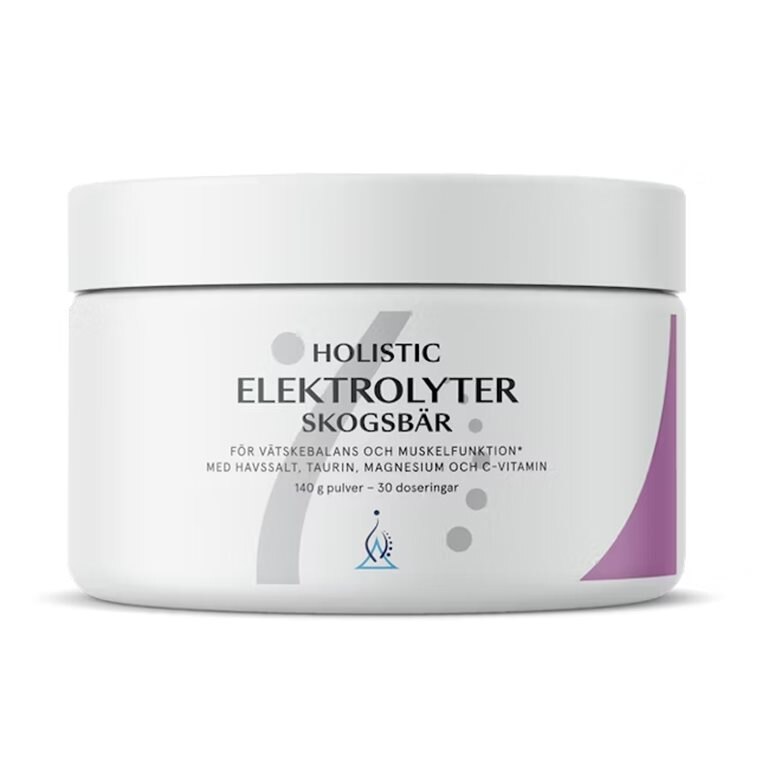 Holistic Elektrolyter skogsbär 140g | Kosttillskott - Träningstillskott - Efter träning | Gymkraft