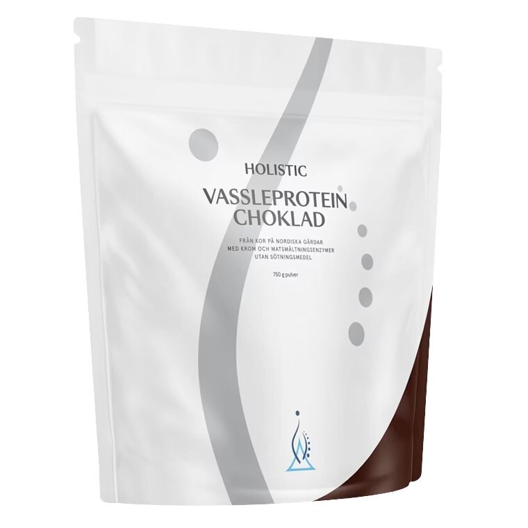 Holistic Vassleprotein Choklad 750g | Kosttillskott - Träningstillskott - Efter träning | Gymkraft