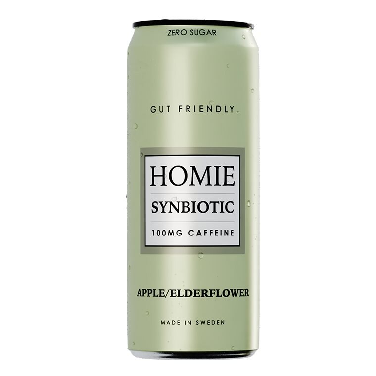 Product Image for Homie wake up synbiotic apple elderflower 330ml