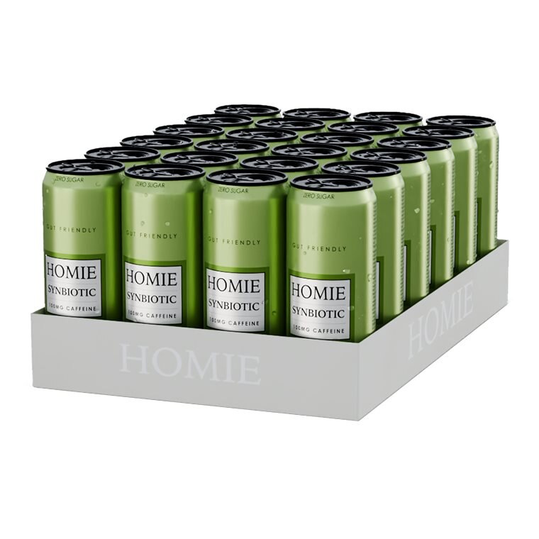 Product Image for Homie wake up synbiotic apple elderflower 24x330ml