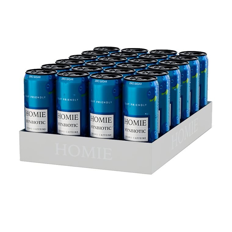 Product Image for Homie wake up synbiotic blueberry ltd 24x330ml