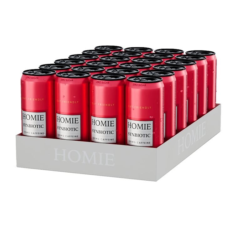 Product Image for Homie wake up synbiotic strawberry lemonade 330ml