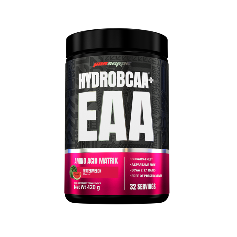 Pro Supps HydroBCAA/EAA Plus Watermelon 30 portioner | Kosttillskott - Träningstillskott - Efter träning | Gymkraft