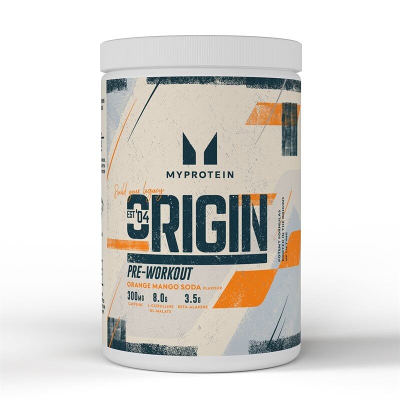 MyProtein Alpha PWO Orange & Mango Soda 600g
