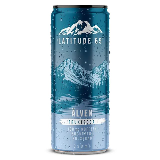 Latitude 65 Älven Fruktsoda 330ml | Drycker - Energidryck - Sockerfri energidryck | Gymkraft