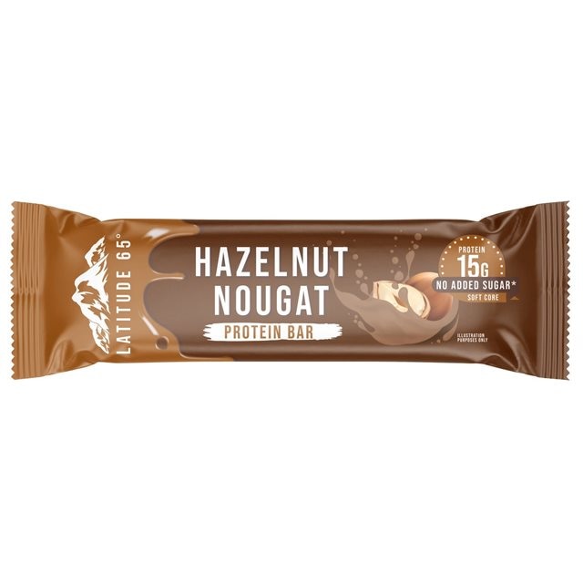 Latitude 65 Proteinbar Hazelnut Nougat 45g | Kampanjer 1 - Bars Kampanj! Köp minst 3 - Få 15% EXTRA rabatt! | Gymkraft