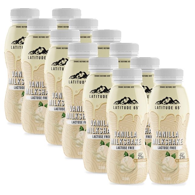 Latitude 65 Milkshake Vanilla 12x330ml | Hälsokost - Livsmedel - Mellanmål | Gymkraft