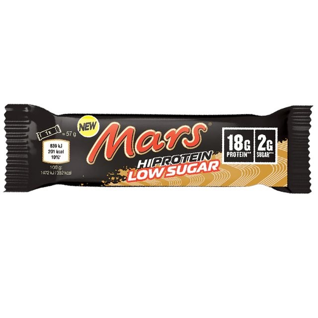 Mars HI Protein Bars Low Sugar 57g | Kosttillskott - Träningstillskott - Efter träning | Gymkraft
