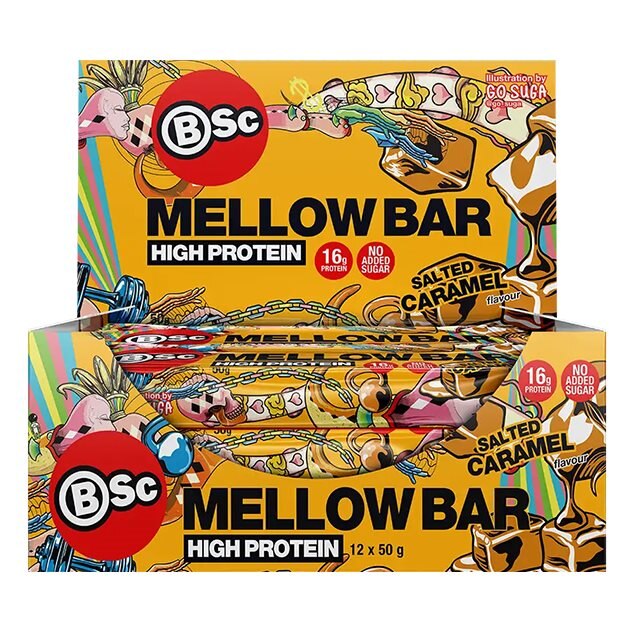 BSC Mellow Bar Salted Caramel 12x50g