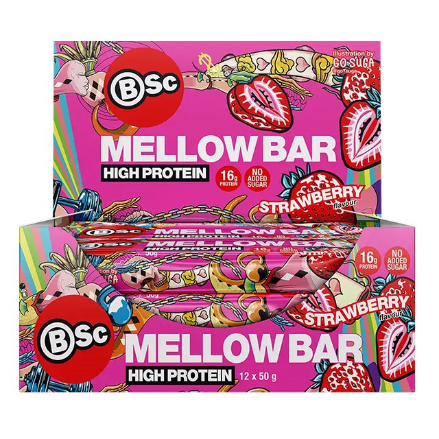 BSC Mellow Bar Strawberry 12x50g
