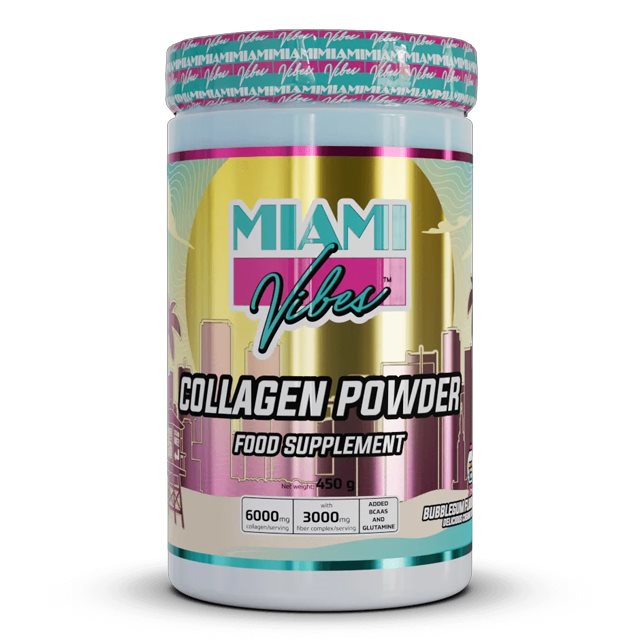 Miami Vibes Collagen Powder Bubblegum 450g | Kampanjer 1 - Miami Vibes 20% rabatt! | Gymkraft
