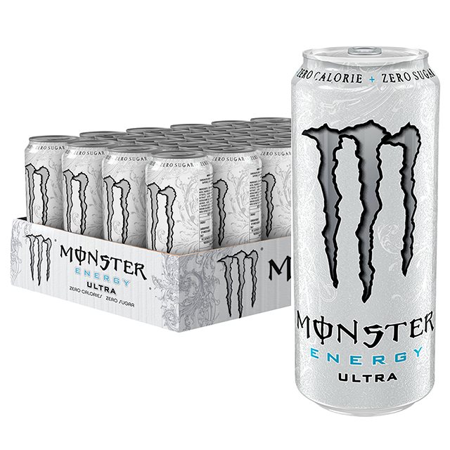 Product Image for Monster energy ultra white 24x500ml
