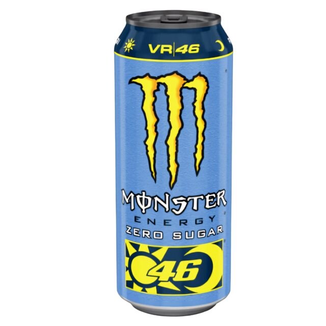 Monster Energy Valentino Rossi VR46 Zero Sugar 500ml | Drycker - Energidryck - Monster Energy energidryck | Gymkraft