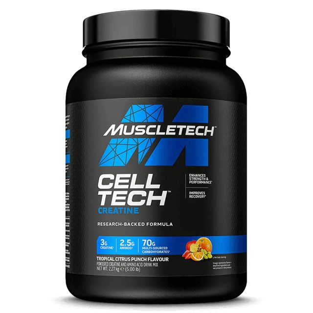 Muscletech Cell-Tech Tropical Citrus Punch 2,27kg | Kosttillskott - Kreatin - Kreatin monohydrat | Gymkraft