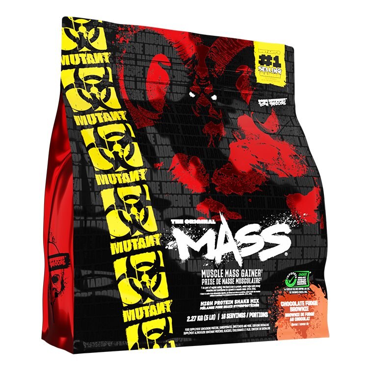 Mutant Mass Chocolate Fudge Brownie 2,27kg | Kosttillskott - Träningstillskott - Efter träning | Gymkraft