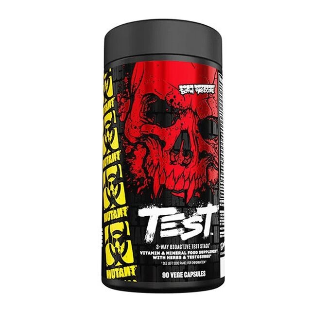 Mutant Test 90 Kapslar | Kosttillskott - Muskelbyggande - Testosteronhöjare | Gymkraft