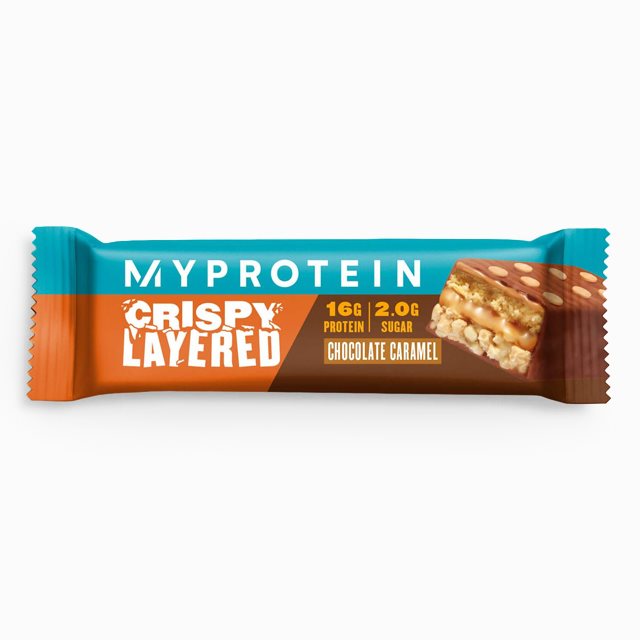 MyProtein Crispy Layered Bar Chocolate Caramel 58g