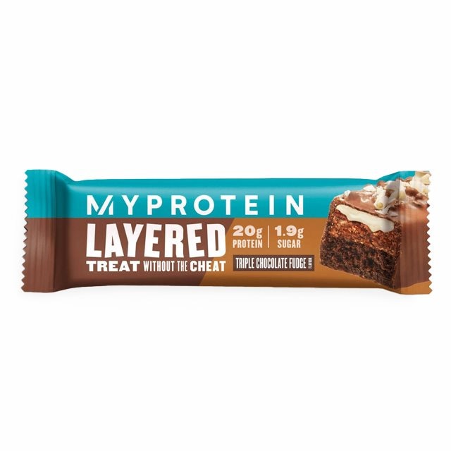 MyProtein Layered Protein Bar Triple Chocolate Fudge 60g