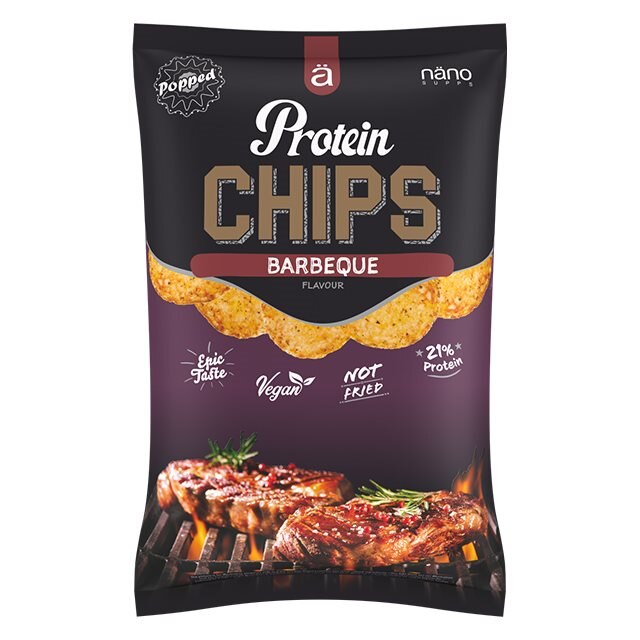 Näno Supps Protein Chips BBQ 40 g | Kampanjer 1 - Snacks kampanj! Köp minst 3 - få 15% EXTRA rabatt | Gymkraft