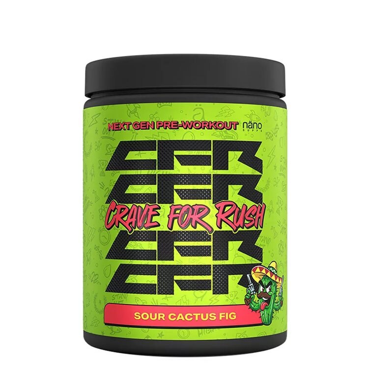 Näno Supps Crave For Rush Sour Cactus Fig 400g | Kosttillskott - Prestationshöjare - PWO - Pre-Workout - PWO Pump | Gymkraft