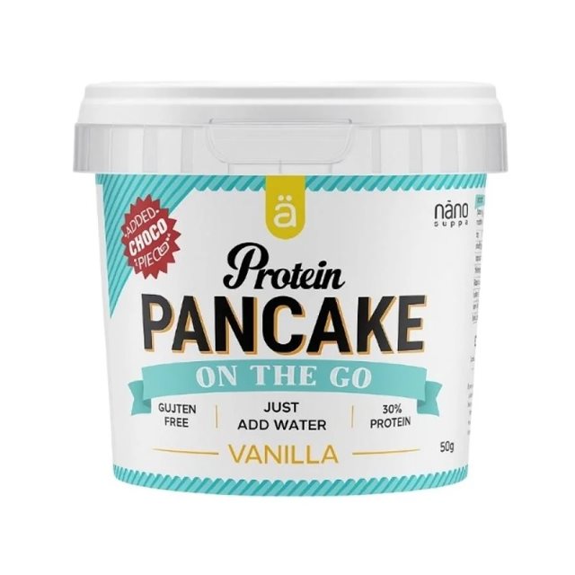 Näno Supps Protein Pancake On The Go Vanilla 50g | Kosttillskott - Proteinpulver - Proteinpannkakor | Gymkraft