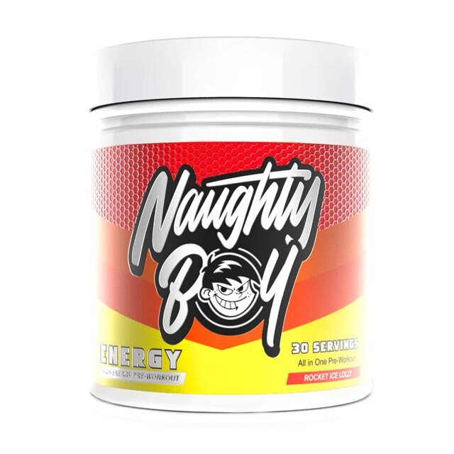 Naughty Boy Energy PWO Rocket Ice Lolly 390g | Kosttillskott - Prestationshöjare - PWO - Pre-Workout | Gymkraft