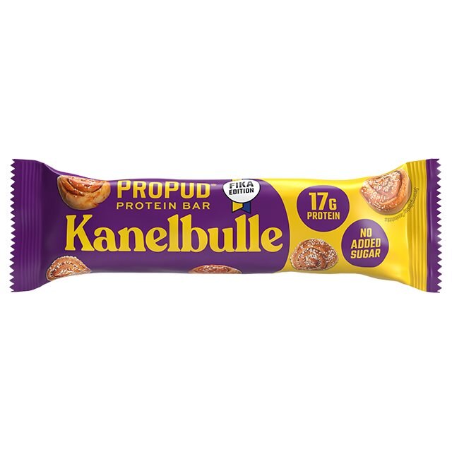 Njie ProPud Proteinbar Kanelbulle 55g | Kosttillskott - Bars - Proteinbars - Njie Propud proteinbars | Gymkraft