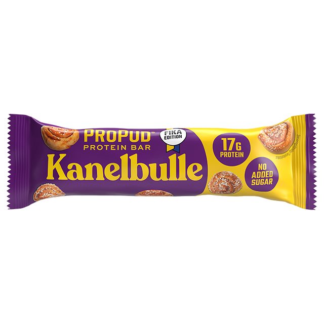 Njie ProPud Proteinbar Kanelbulle 55g | Kosttillskott - Bars - Proteinbars - Njie Propud proteinbars | Gymkraft