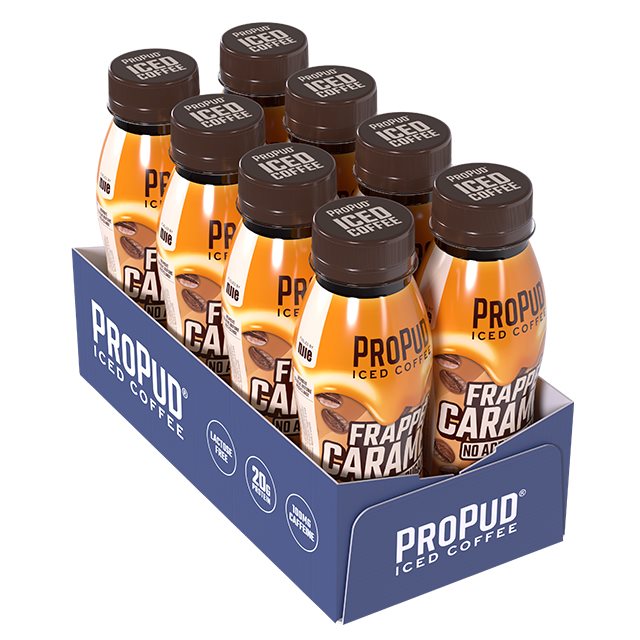 Njie ProPud Coffee Shake Frappé Caramel 8x250ml | Hälsokost - Livsmedel - Mellanmål | Gymkraft