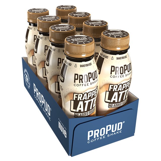 Njie ProPud Coffee Shake Frappé Latte 8x203ml | Hälsokost - Livsmedel - Mellanmål | Gymkraft