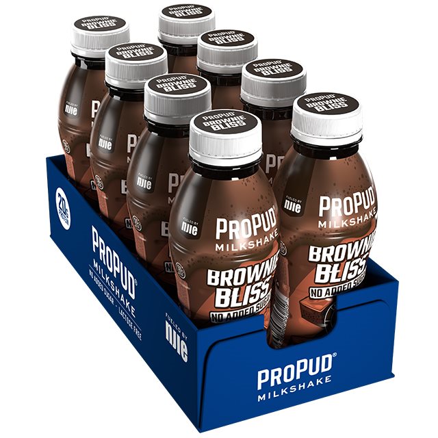 Njie ProPud Protein Milkshake Brownie Bliss 8x330ml | Hälsokost - Livsmedel - Mellanmål | Gymkraft