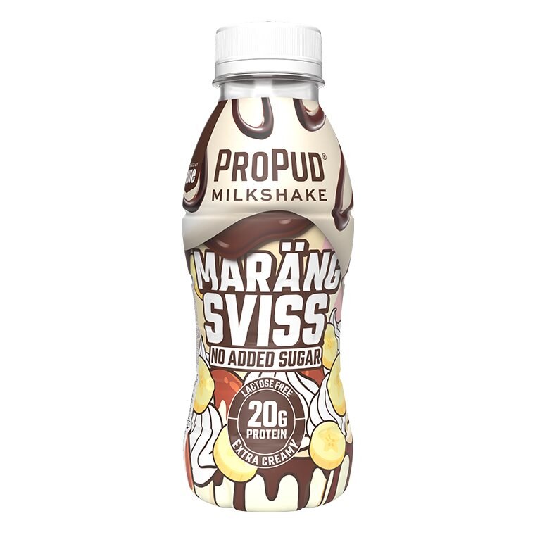 Njie ProPud Protein Milkshake Marängsviss 330ml | Hälsokost - Livsmedel - Mellanmål | Gymkraft