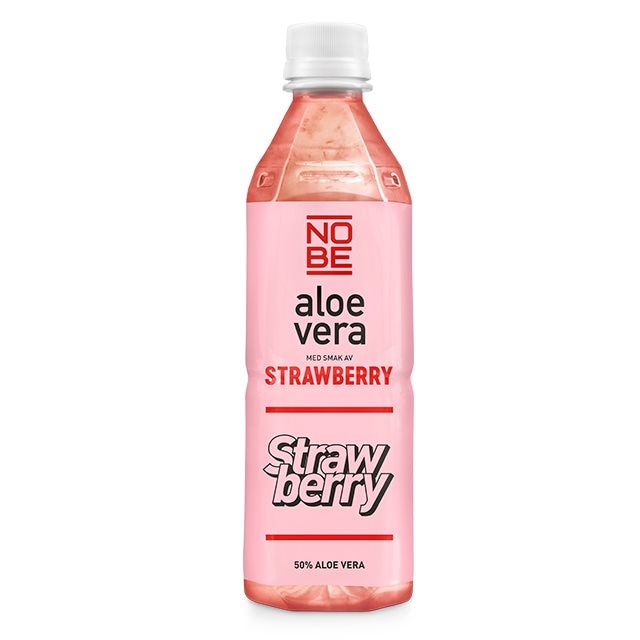 Nobe Aloe Vera Strawberry 500ml | Varumärken - Nobe Aloe Vera | Gymkraft