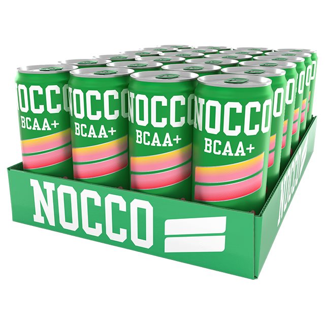 Nocco BCAA+ Peachango (Koffeinfri) 24x330ml | Drycker - Energidryck - Energidryck utan koffein | Gymkraft