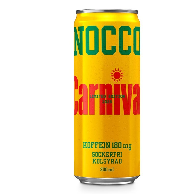 Nocco Carnival Limited Edition 330ml | Drycker - Energidryck - Sockerfri energidryck | Gymkraft