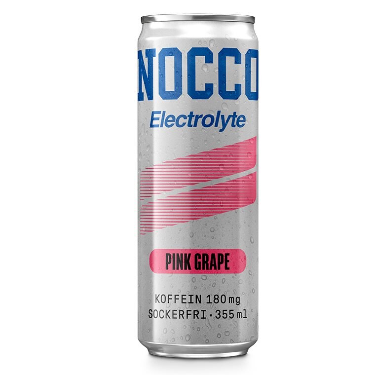 Nocco Electrolyte Pink Grape 355ml | Drycker - Energidryck - Nocco energidryck | Gymkraft