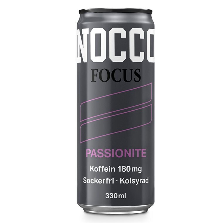 Nocco Focus Passionite 330ml | Drycker - Energidryck - Sockerfri energidryck | Gymkraft
