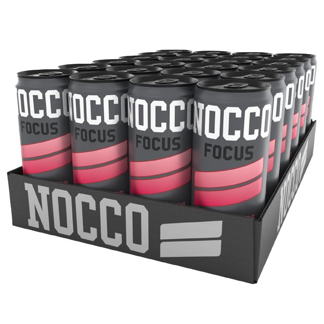 Nocco Focus The Berries 24x330ml | Drycker - Energidryck - Sockerfri energidryck | Gymkraft