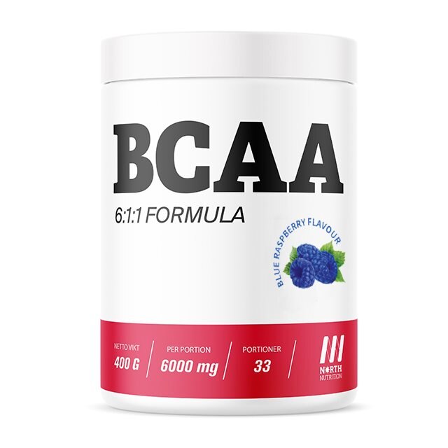 North Nutrition BCAA Blue Raspberry 400g