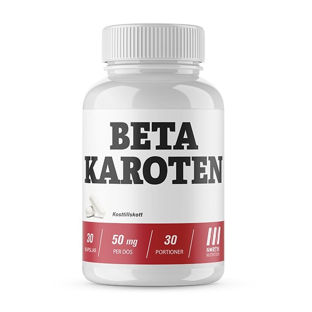 Product Image for North nutrition betakaroten 50mg 30 kapslar