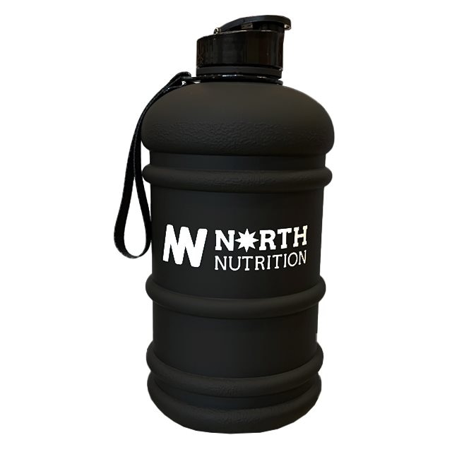North Nutrition Gym Jug Black 2,2L | Träningstillbehör - Vattenflaskor & Shakers | Gymkraft